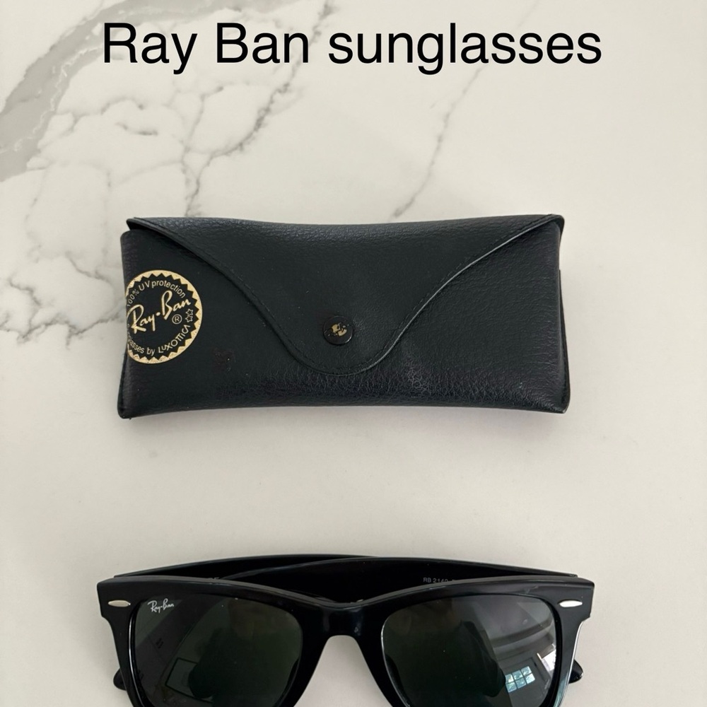 Ray-Ban Black Sunglasses with Case